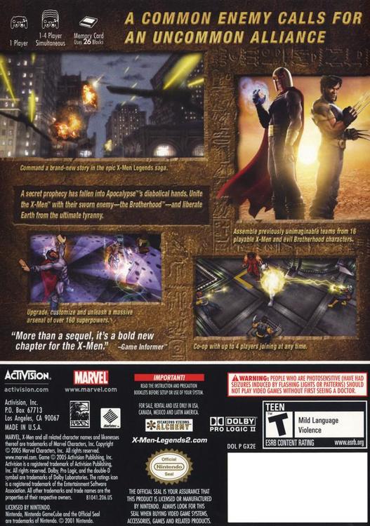 X-Men Legends II - Rise of Apocalypse