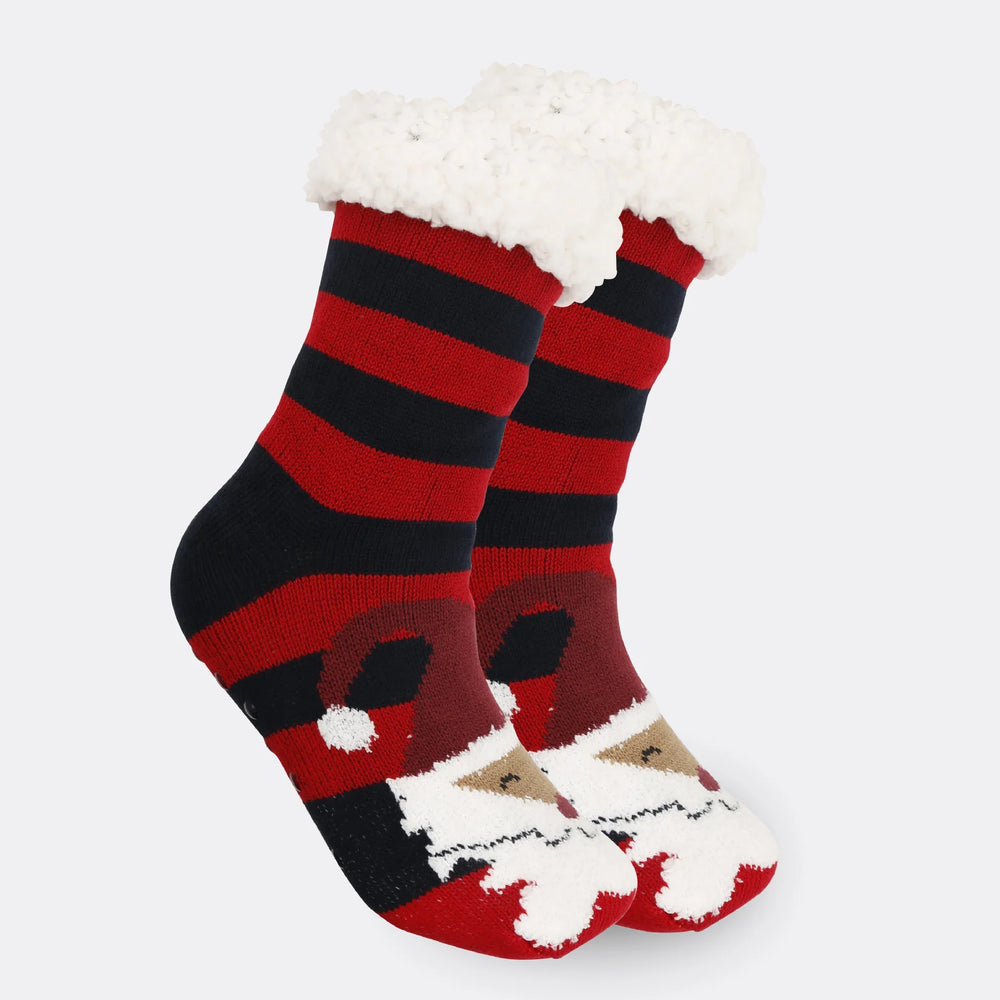 Christmas Women's Thickened Fleece-lined Room Socks EX-STOCK Canada