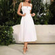 Spring Summer Sleeveless Floral Bohemian Corset flow Slit Midi Dress - EX-STOCK Canada