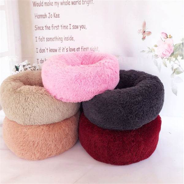 Round Long Hairy Autumn And Winter Nest Pad Cat Mattress - EX-STOCK Canada