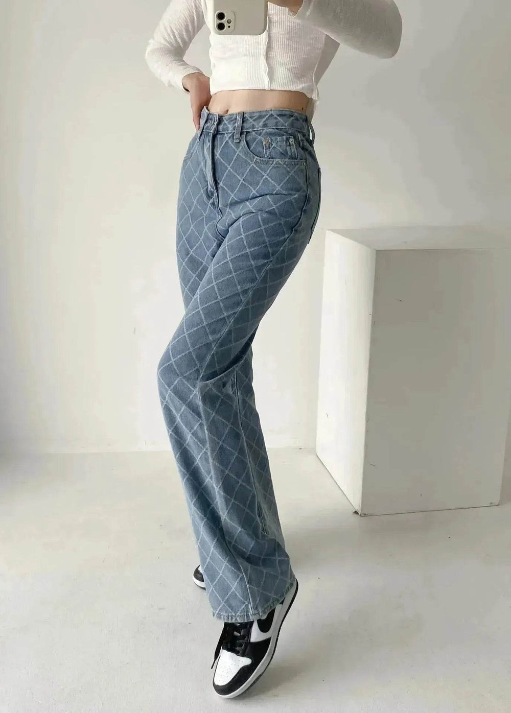 Retro Fashion Denim Boot-cut Pants Women Jeans Pants for Ladies - EX-STOCK Canada