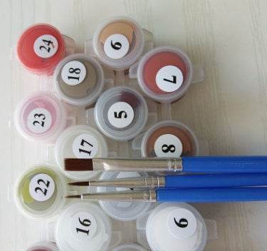 Mom and baby elephant painting - EX-STOCK Canada