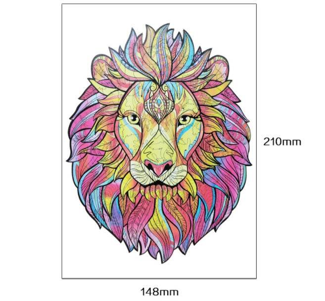 Animal Shaped Wooden Puzzle Play Toy for Kids 14 years above - EX-STOCK Canada