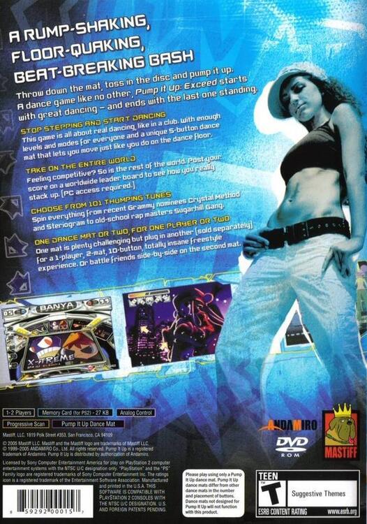 Pump It Up: Exceed (Dance Mat not Includes but Required)