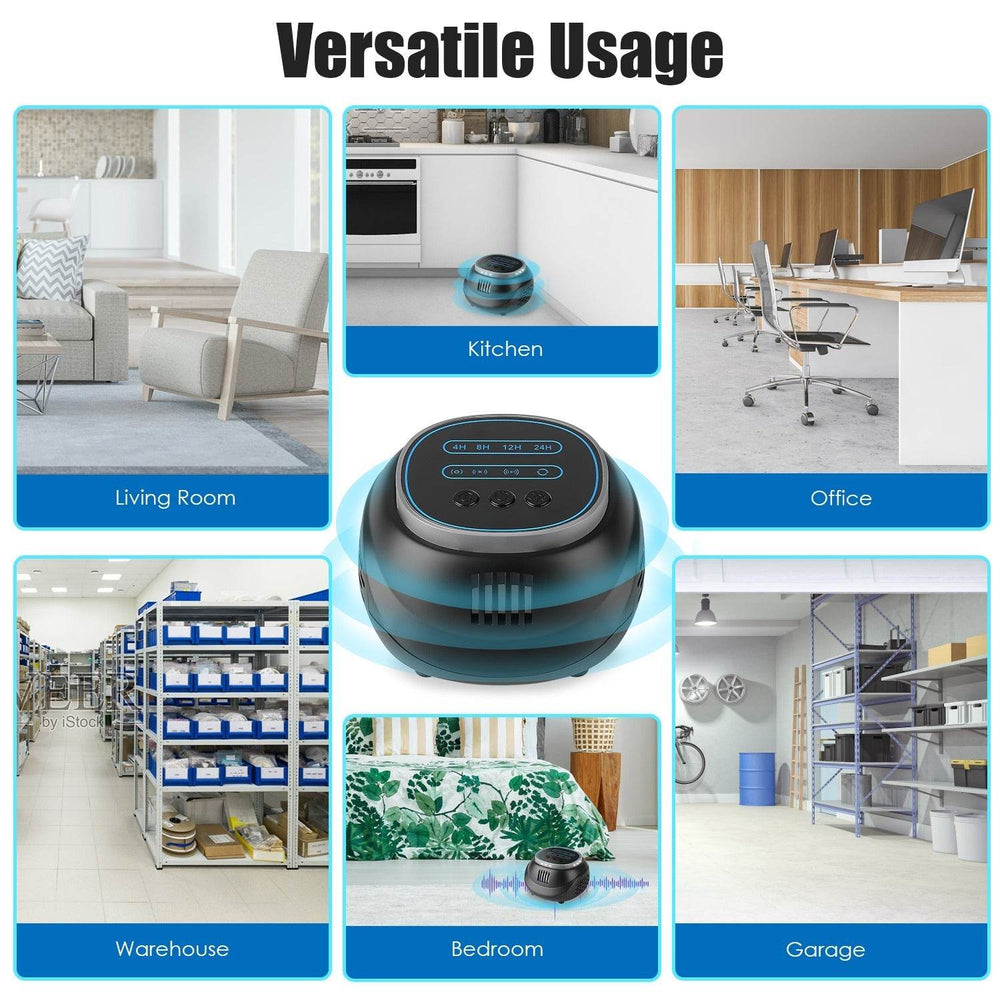 1Pc Ultrasonic Rodent Chaser Rat Repellent Pest Driver Mouse Control Squirrel Repeller With 4 Modes 4-65KHz Strobe Light 4 Timer 1292sq.ft. Coverage For Rodent Mouse Rats Squirrels Bats - EX-STOCK Canada