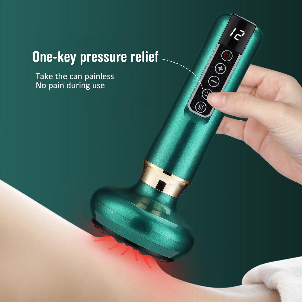 Massaggiatore a Coppette con Aspirazione Elettrica per il Corpo Anti-Cellulite Coppa di Aspirazione Gua Sha Massaggio Body Cups Guasha Bruciagrassi Vasetti Snellenti