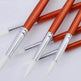 12Pcs Lot Round Shape Nylon Hair Wooden Handle Paint Brush Set Tool For Art School Watercolor Acrylic Painting - EX-STOCK Canada