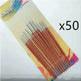 12Pcs Lot Round Shape Nylon Hair Wooden Handle Paint Brush Set Tool For Art School Watercolor Acrylic Painting - EX-STOCK Canada