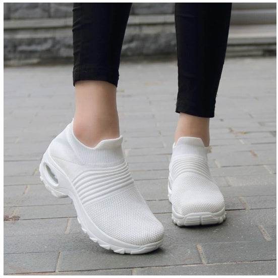 Casual Fashionable Socks Mesh Sneakers No tie sneakers women - EX-STOCK Canada