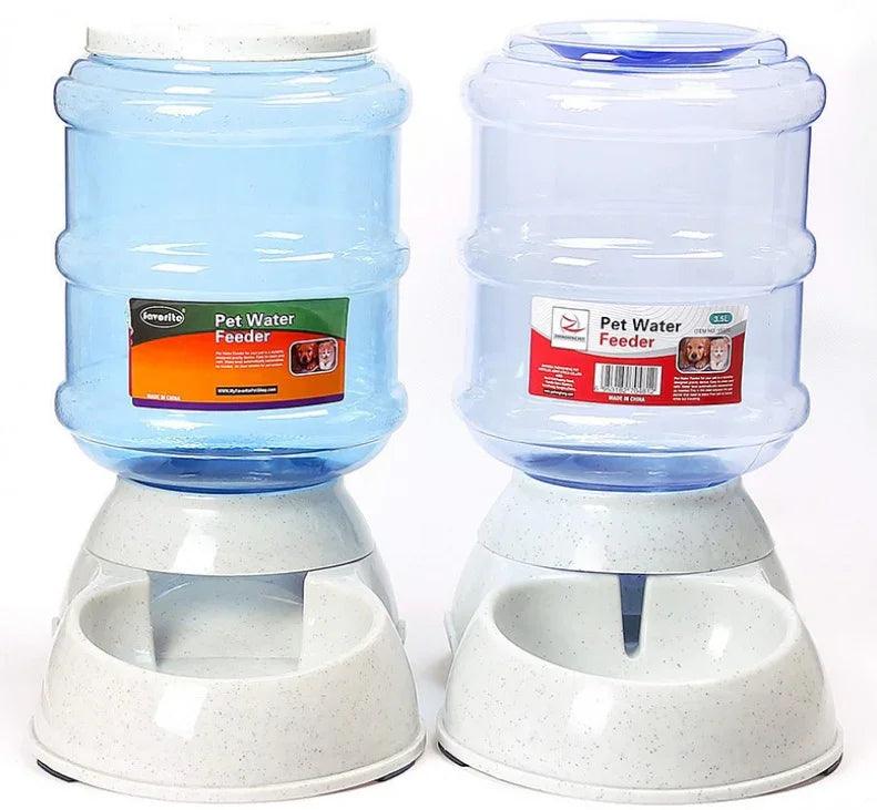 Cats Dogs Automatic Pet Feeder Drinking Water Fountains Large Capacity Plastic Pets Dog Food Bowl Water Dispenser EX-STOCK Canada