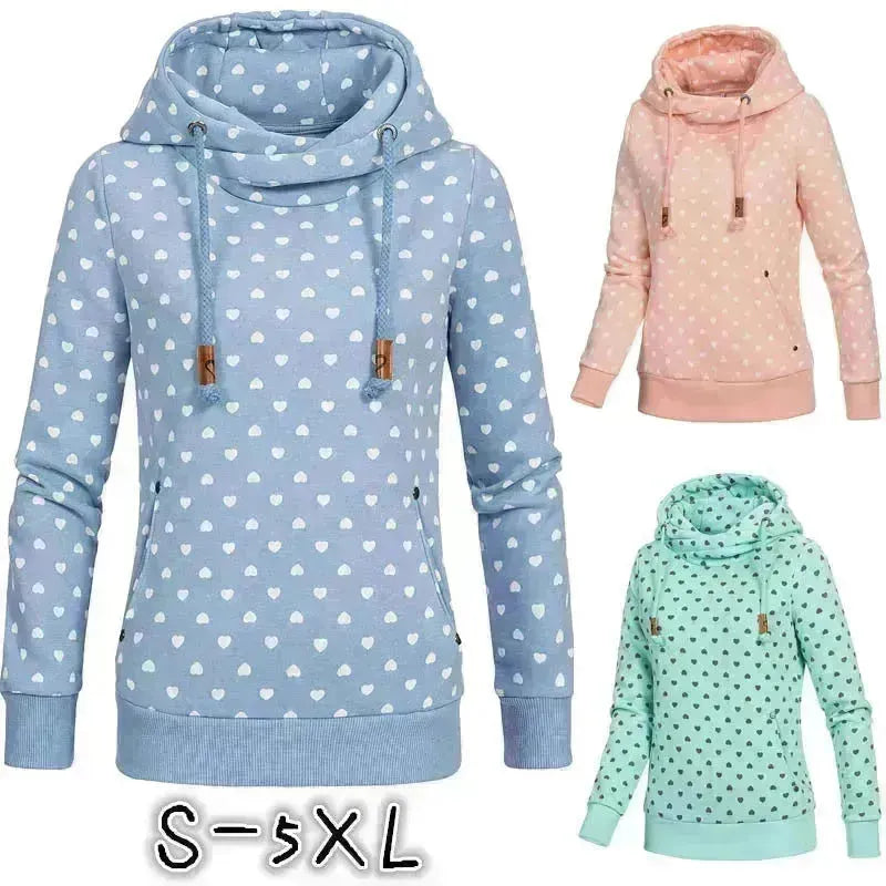 Sweat-shirt à capuche imprimé en vrac imprimé