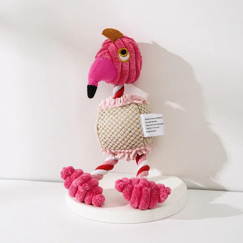 Pet Toy Donkey Shape Corduroy Chew Toy For Dogs Puppy Squeaker Squeaky Plush Bone Molar Dog Toy Pet Training Dog EX-STOCK Canada