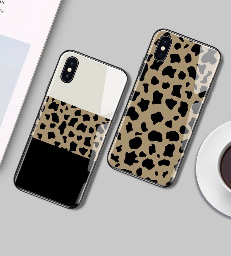 Luxury Leopard Tempered Glass Mirror iphone Case - EX-STOCK Canada
