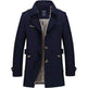 Men's casual jacket mid-length trench coat - EX-STOCK Canada