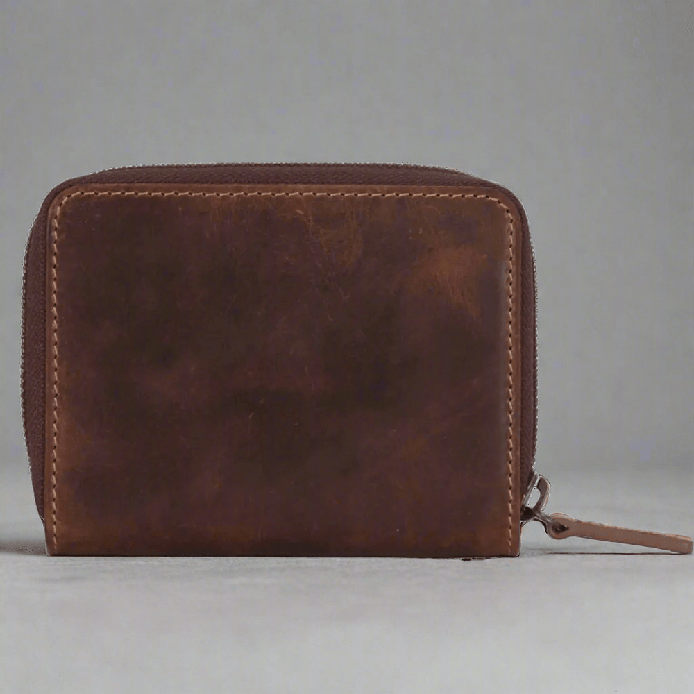 Portafoglio MET Hunter in pelle con zip su tutto il perimetroEX-STOCK Canada