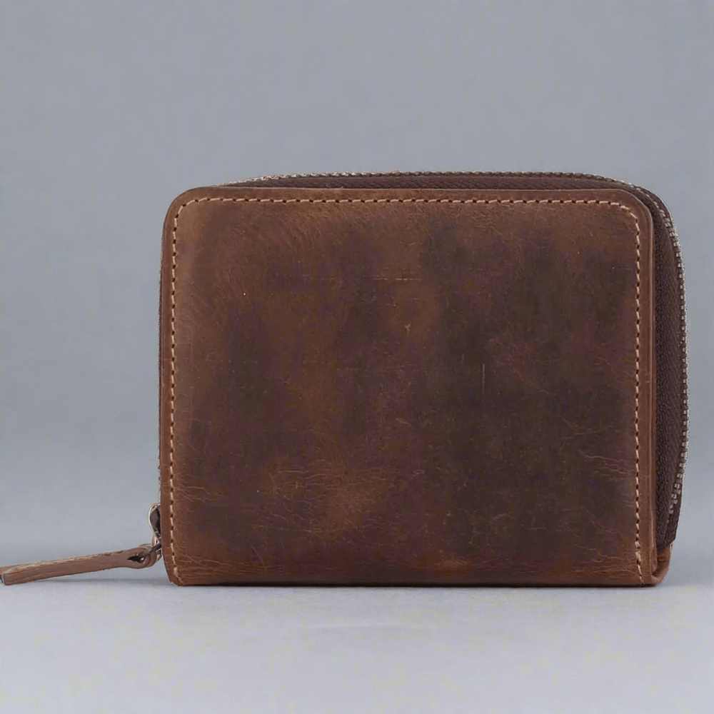 Portafoglio MET Hunter in pelle con zip su tutto il perimetroEX-STOCK Canada