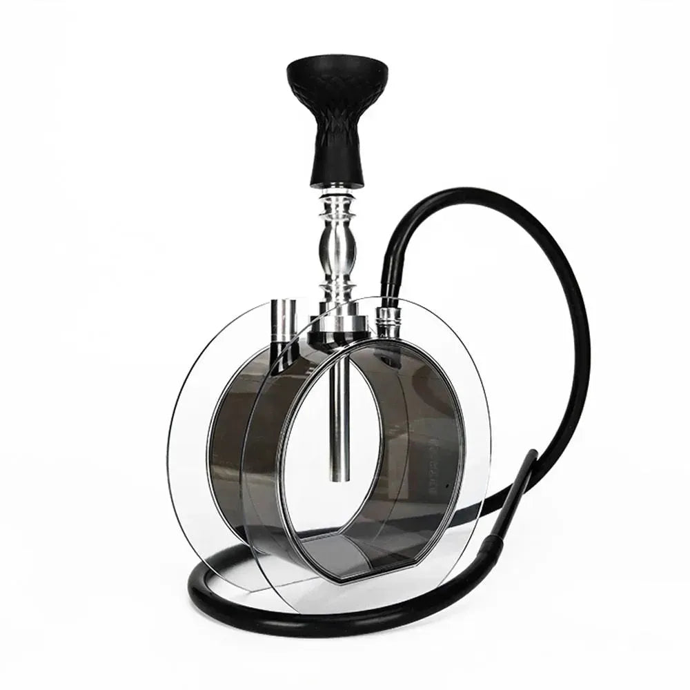 Acrylic round pot hookah set - EX-STOCK CANADA
