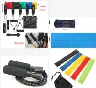 Fitness Rally Elastic Rope Resistance Band set - EX-STOCK Canada