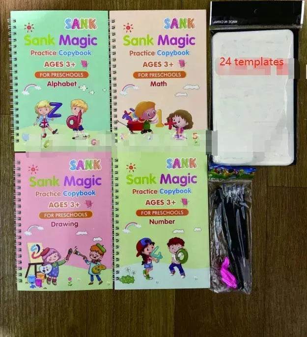 Children Sank Magic Copybook Kids Magic Calligraphy Practice Copybook - EX-STOCK Canada