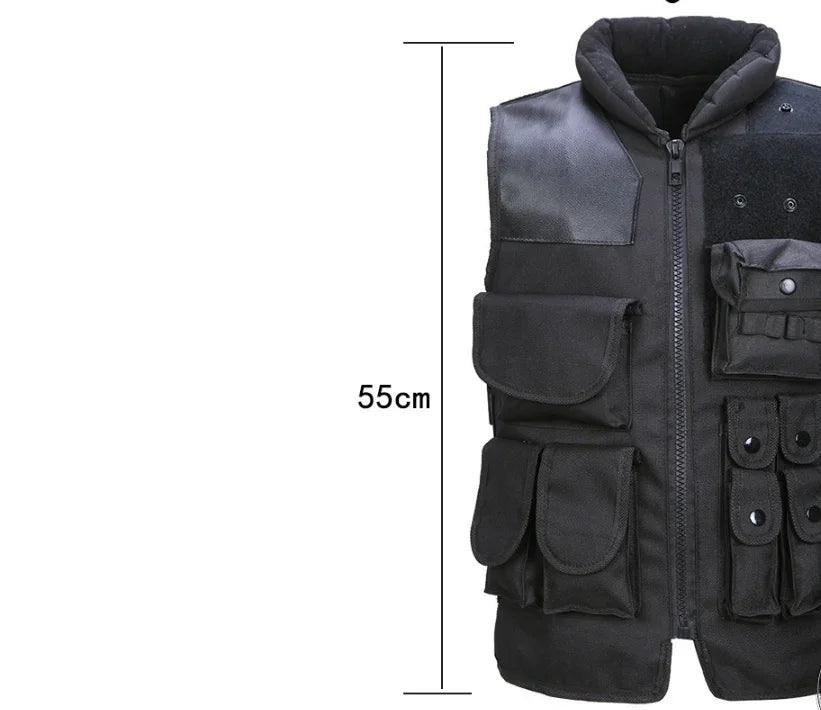 Tactical Vest Black Mens Military Hunting Vest EX-STOCK Canada