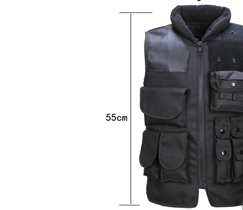 Tactical Vest Black Mens Military Hunting Vest EX-STOCK Canada