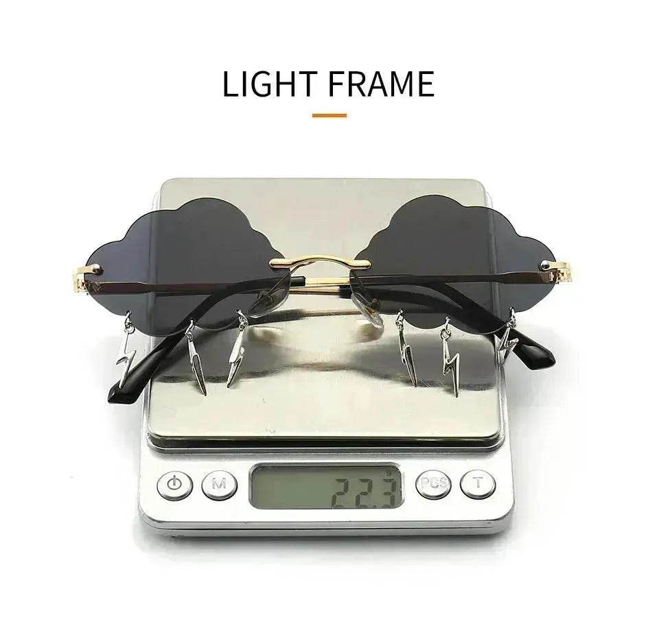 Fashion Trend Cloud Chain Polarized Sunglasses for Women - EX-STOCK Canada