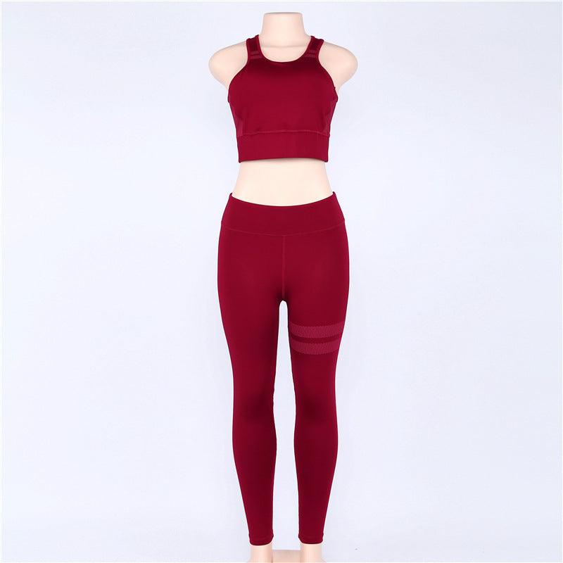 Pantaloni sportivi da yoga da donna con giletEX-STOCK Canada