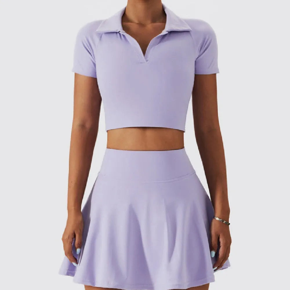 Tennis Suit Suit Outdoor Quick-drying Running Sports Workout Clothes Suit