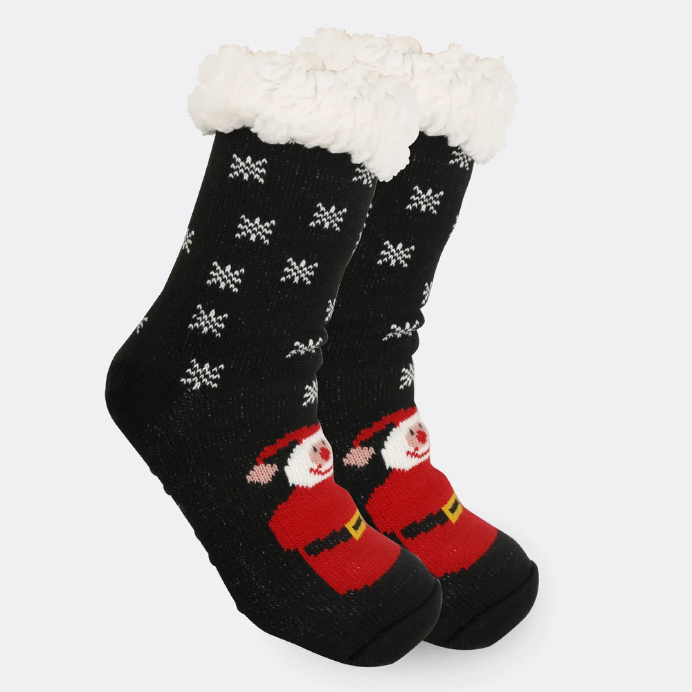 Christmas Women's Thickened Fleece-lined Room Socks EX-STOCK Canada