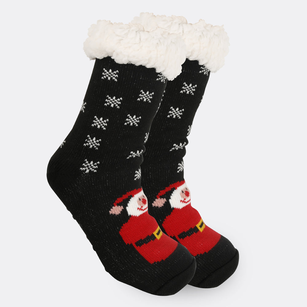 Christmas Women's Thickened Fleece-lined Room Socks EX-STOCK Canada