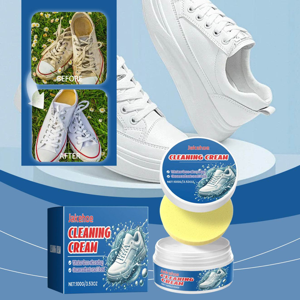 Jakehoe White Shoes Cleaning Balm Water-free Washing Brightening Stain remover - EX-STOCK Canada
