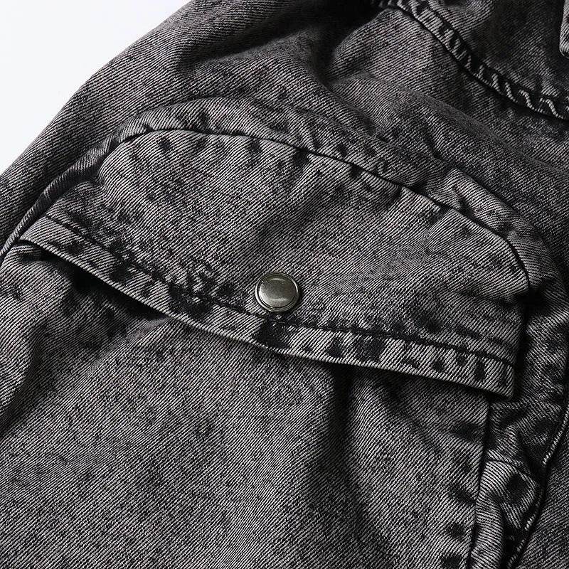 Personality Street Tooling Style Overall Baggy Jeans Pant Women - EX-STOCK Canada