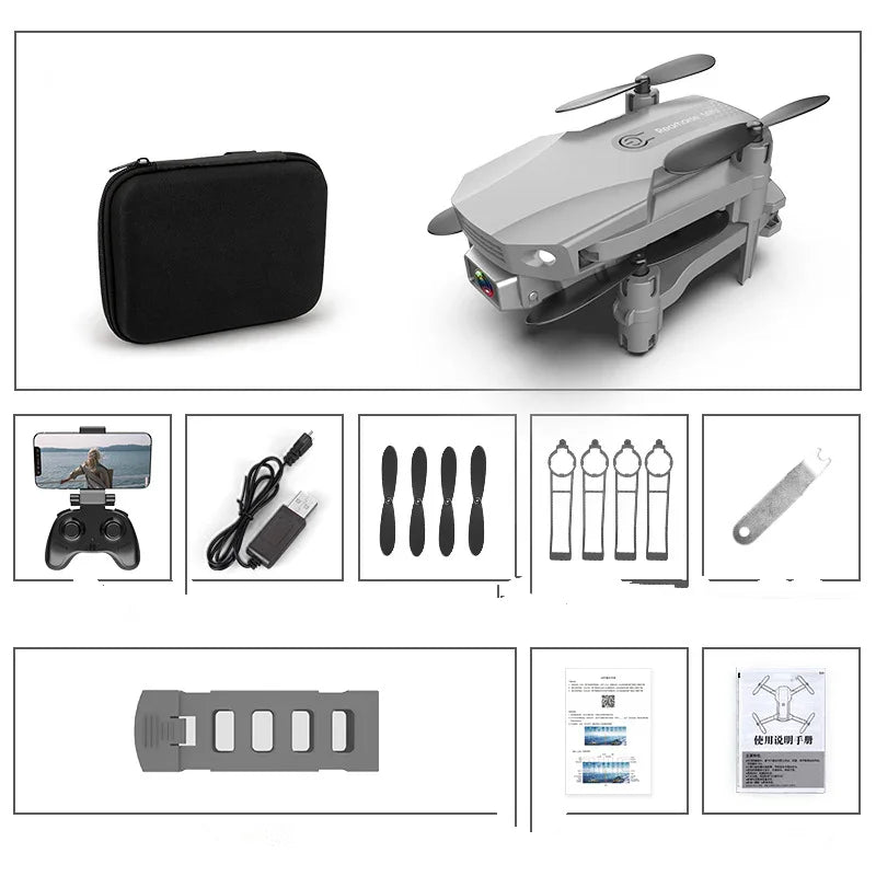 Folding Drone HD 4K Aerial Photography Mini Quadcopter Toy RC Airplane EX-STOCK Canada