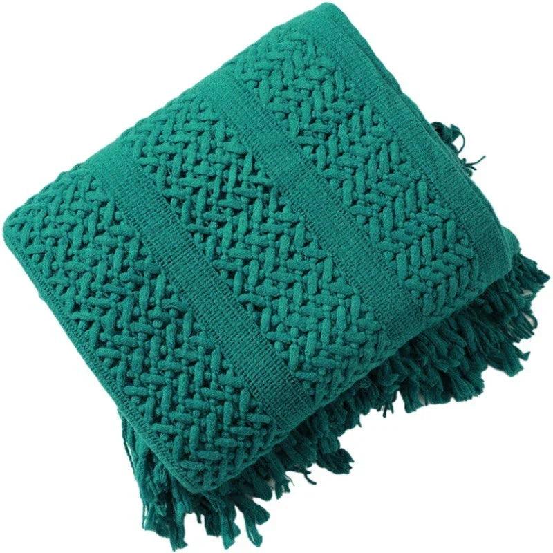 Nordic Sofa Blanket Cover Blanket Knitted Blanket Homestay Hotel Throw Blanket EX-STOCK Canada