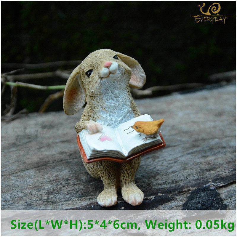 Creative Decorations Cute Bunny Resin Ornaments - EX-STOCK Canada