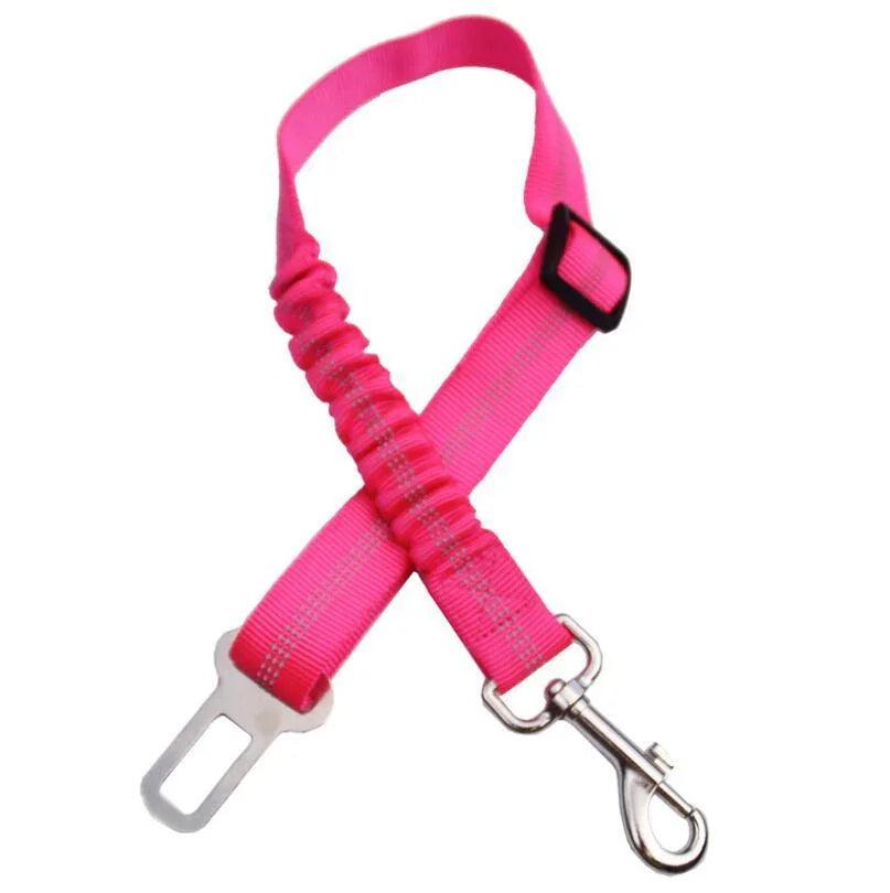 Adjustable Dog Seat Belt Dog Car Seatbelt Harness Leads Elastic Reflective Safety Rope EX-STOCK Canada
