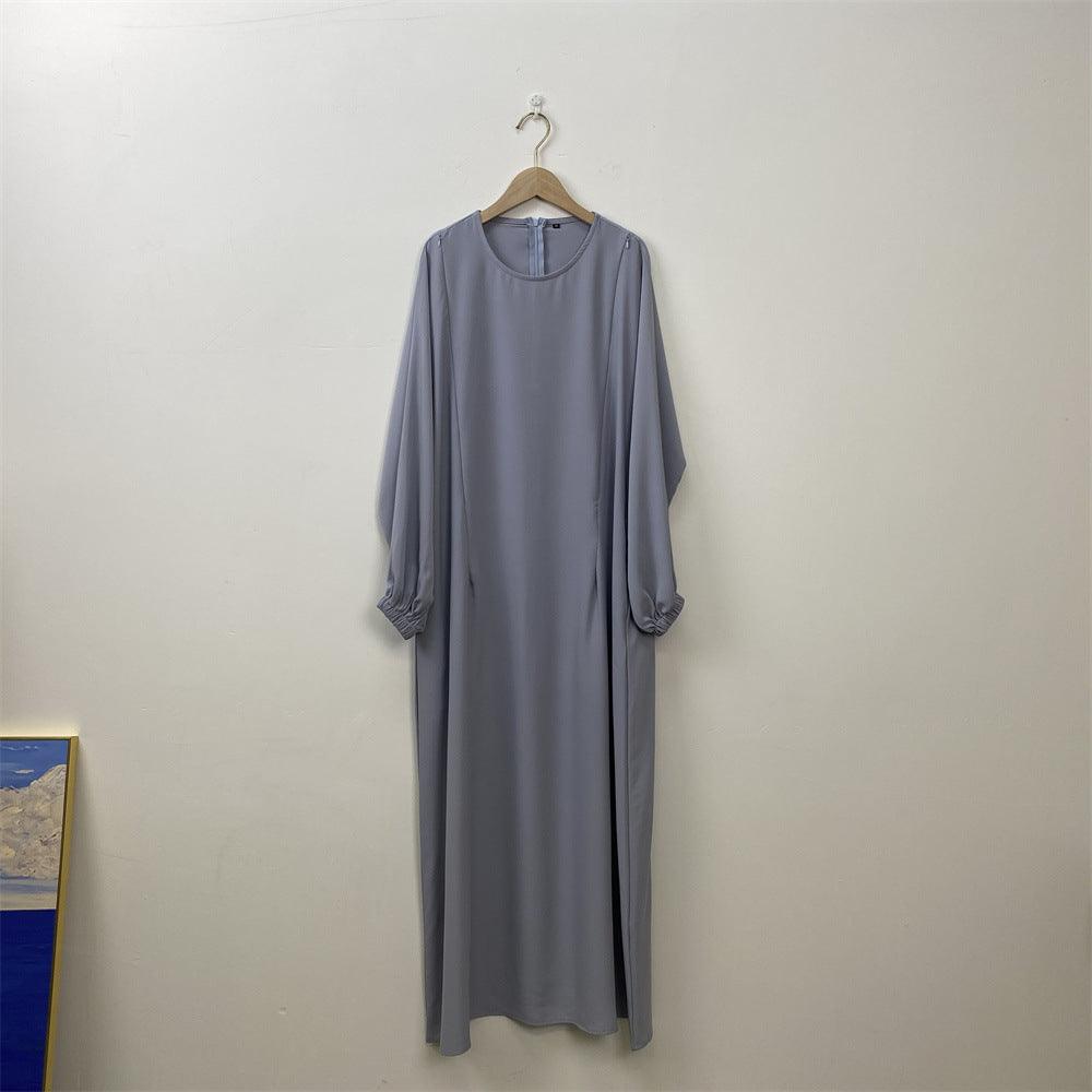 Abbigliamento da infermiera alla moda Muslim Vestito a maniche lunghe a taglio slim - EX-STOCK Canada