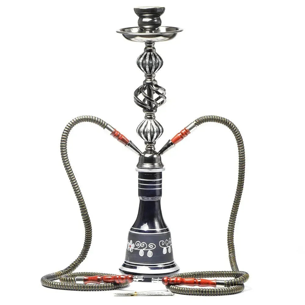 Double pipe glass hookah - EX-STOCK CANADA