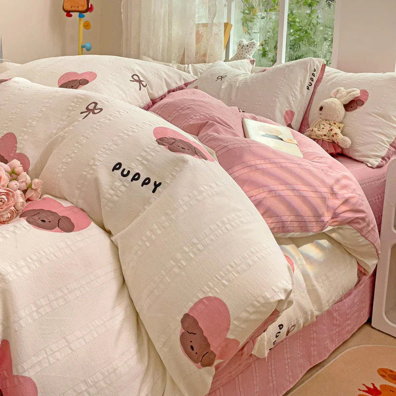 Home Textile Dormitory Three Piece Duvet Set EX-STOCK Canada