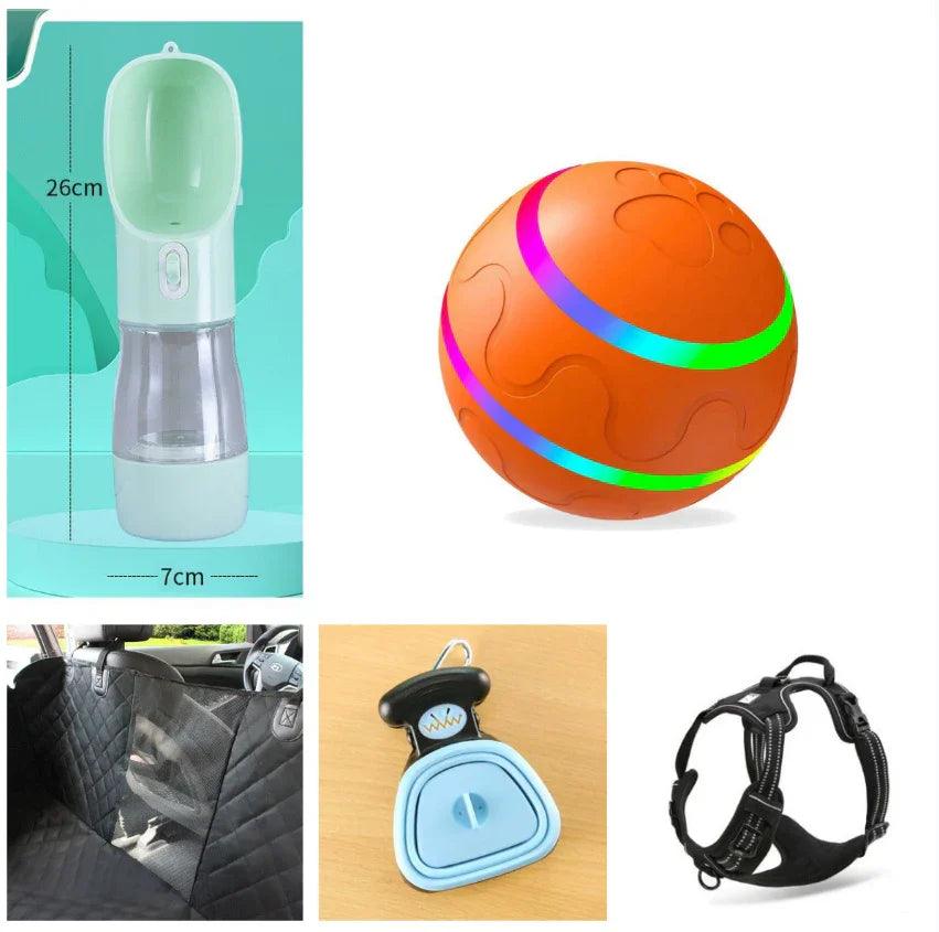 Pet New Cat Wicked Ball Toy Intelligent Ball USB Cat Toys Self Rotating Ball Automatic Rotation Ball EX-STOCK Canada