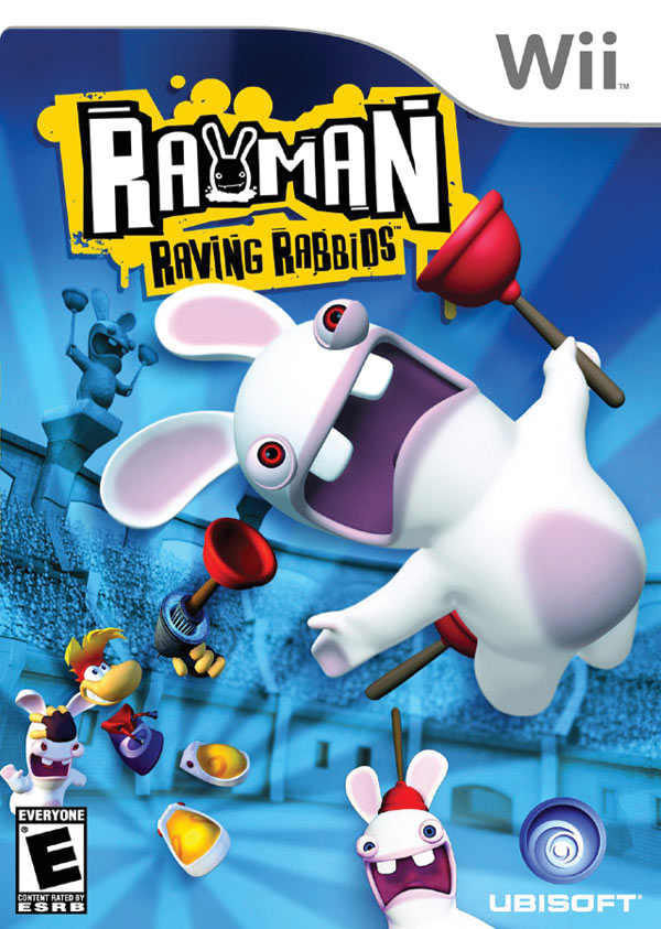 Rayman tobende Rabbids