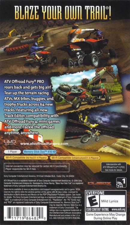 ATV Offroad Fury Pro