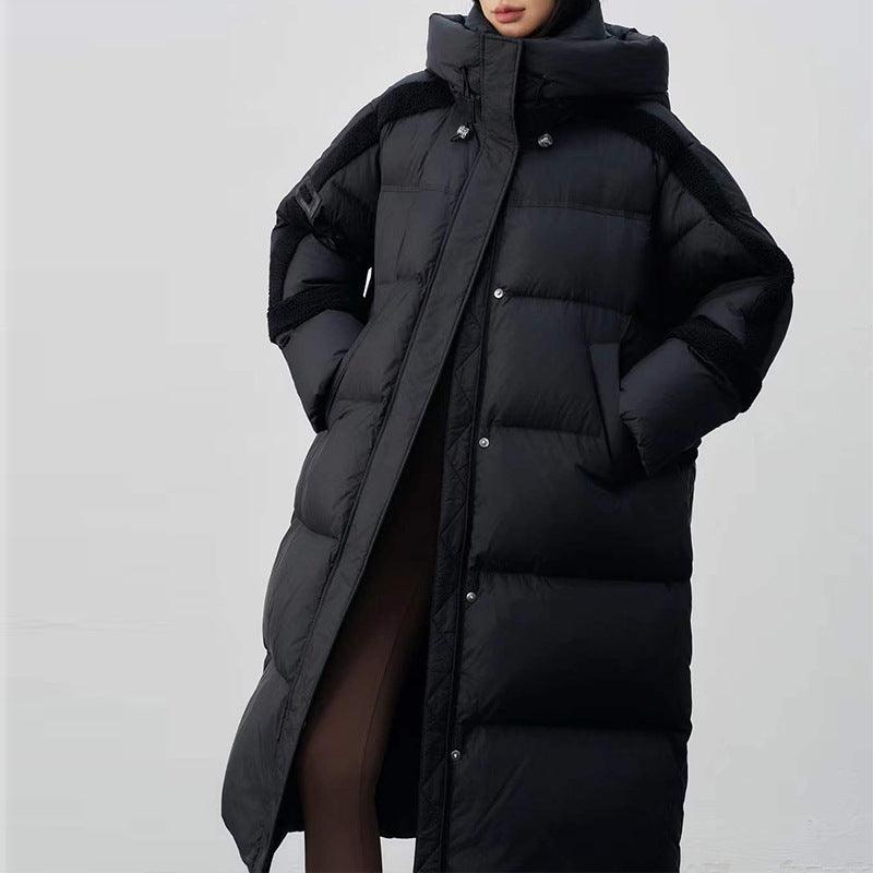 Down Jacket Winter Women's Mid-length Thick Coat - EX-STOCK Canada
