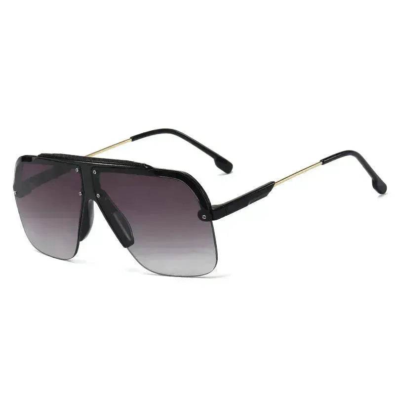 Premium Rimless Oversized Aviator Sunglasses for Women, PC Lens UV Protection Women’s Shade - EX-STOCK Canada