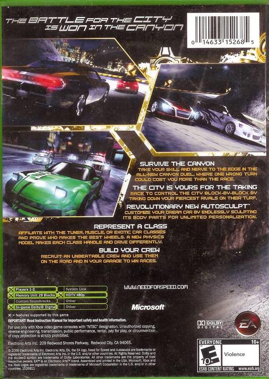 Need for Speed: Carbon