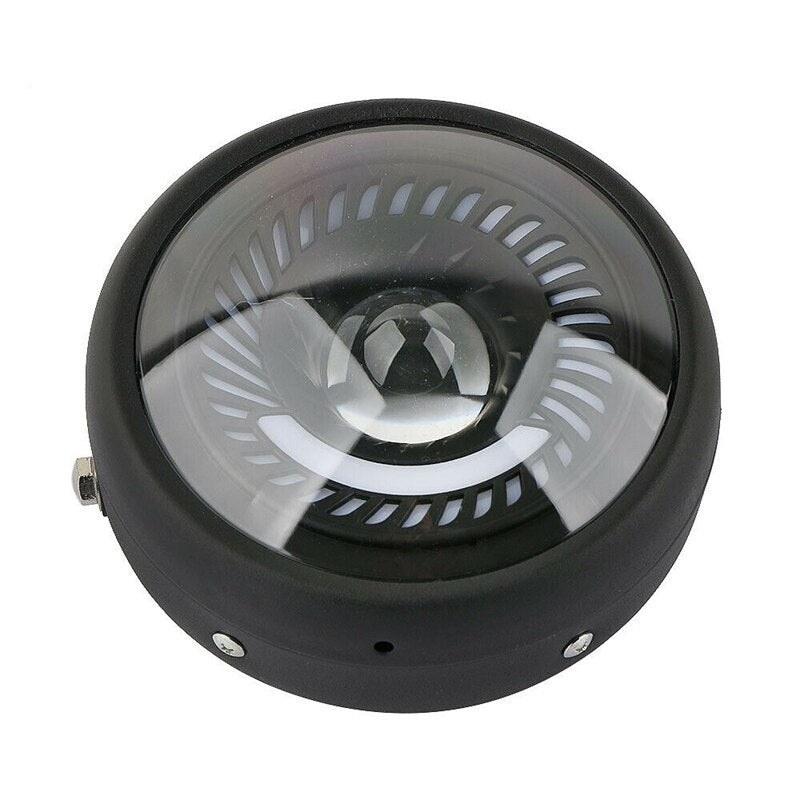 6.5" Retro LED Motorcycle Headlight – Universal Fit | DRL Ring, 35W, 12V 6