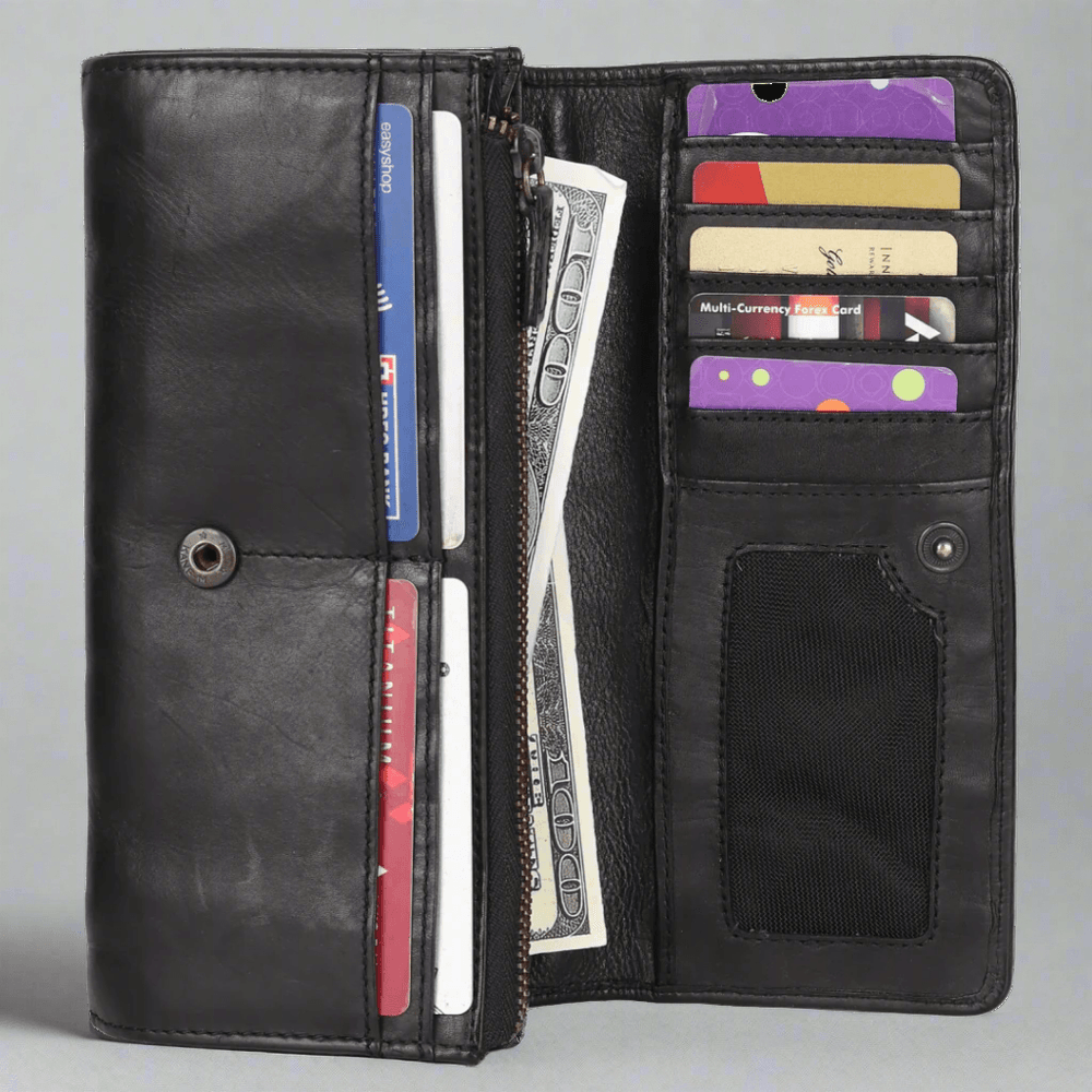 Pochette portefeuille en cuir pour femmes METEX-STOCK Canada