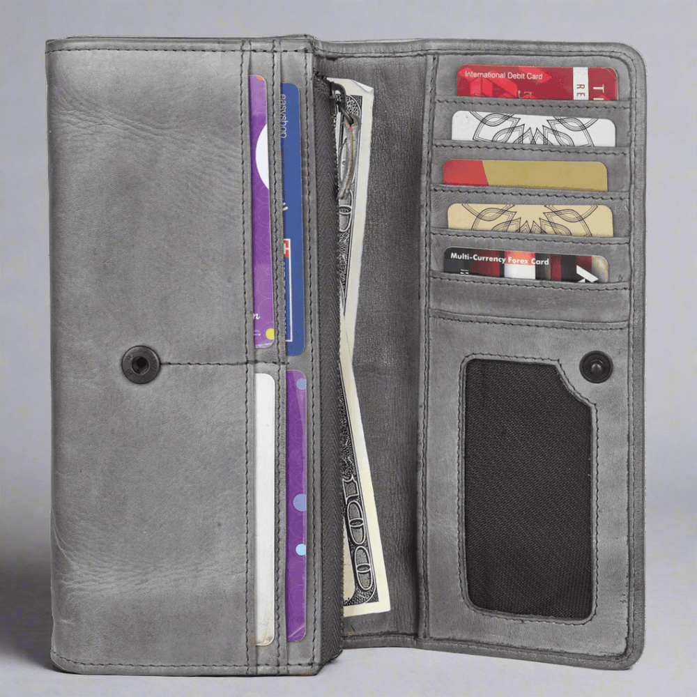 Pochette portefeuille en cuir pour femmes METEX-STOCK Canada