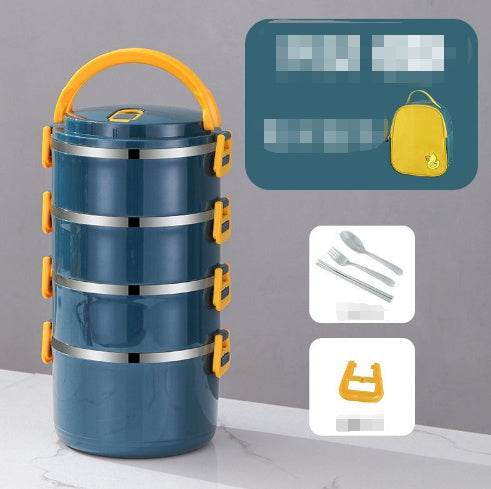 Multilayer Thermal Stainless Steel Insulated Lunch Box for Adults - EX-STOCK Canada