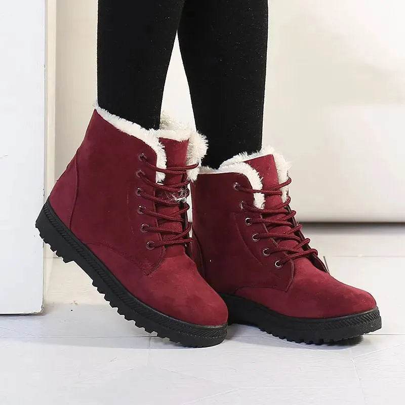 Winter Snow Boots With Warm Plush Ankle Boots For Women Shoes - EX-STOCK Canada